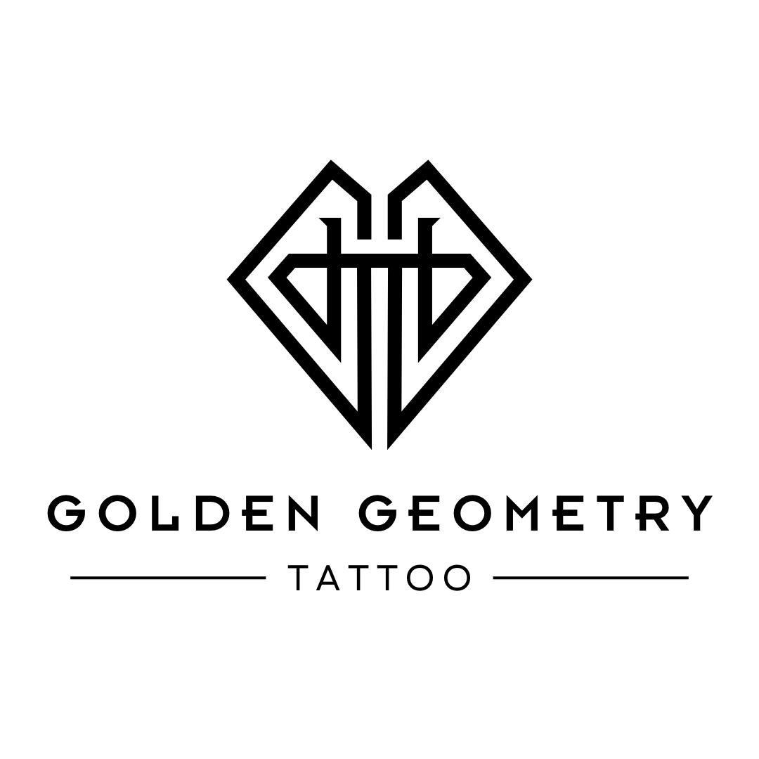 Golden Geometry Tattoo